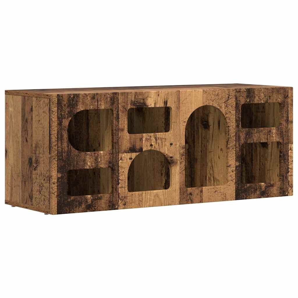 Meuble TV Bois ancien 100 x 35 x 40 cm Bois d'ingénierie - XIOS