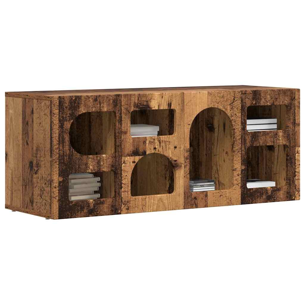 Meuble TV Bois ancien 100 x 35 x 40 cm Bois d'ingénierie - XIOS