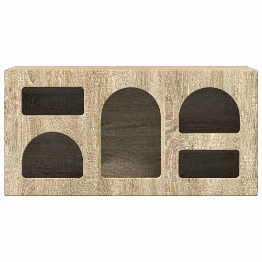 Meuble TV Chêne Sonoma 80 x 35 x 40 cm Bois d'ingénierie - XIOS