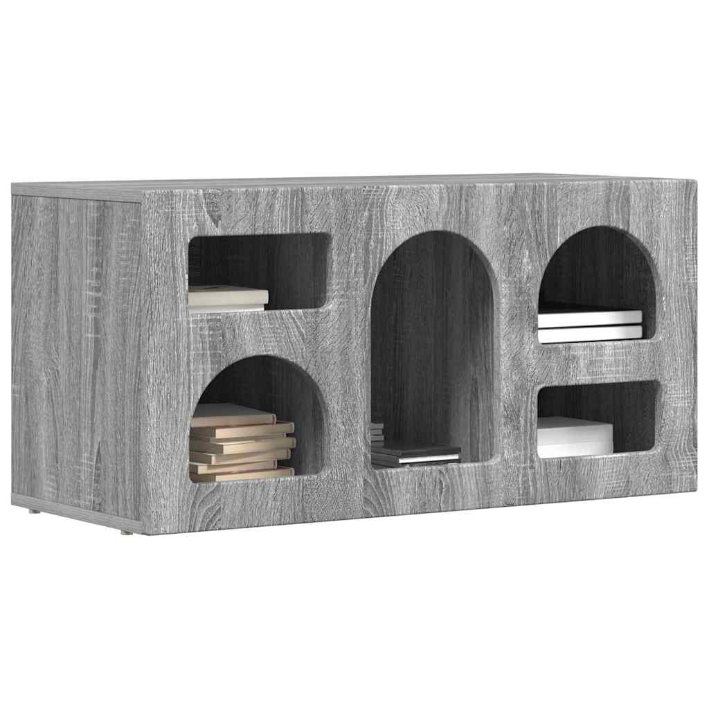 Meuble TV Gris Sonoma 80 x 35 x 40 cm Bois d'ingénierie - XIOS