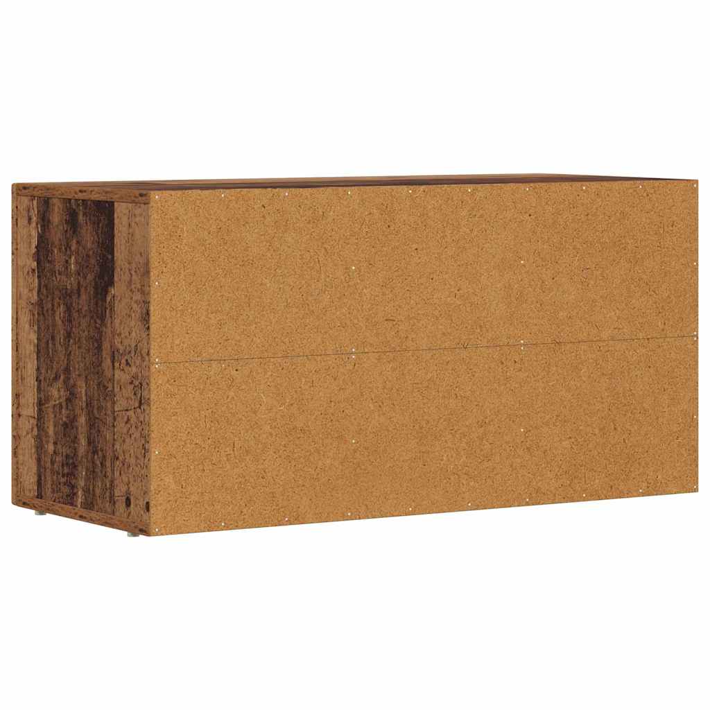 Meuble TV Bois ancien 80 x 35 x 40 cm Bois d'ingénierie - XIOS