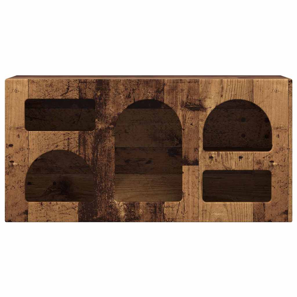 Meuble TV Bois ancien 80 x 35 x 40 cm Bois d'ingénierie - XIOS