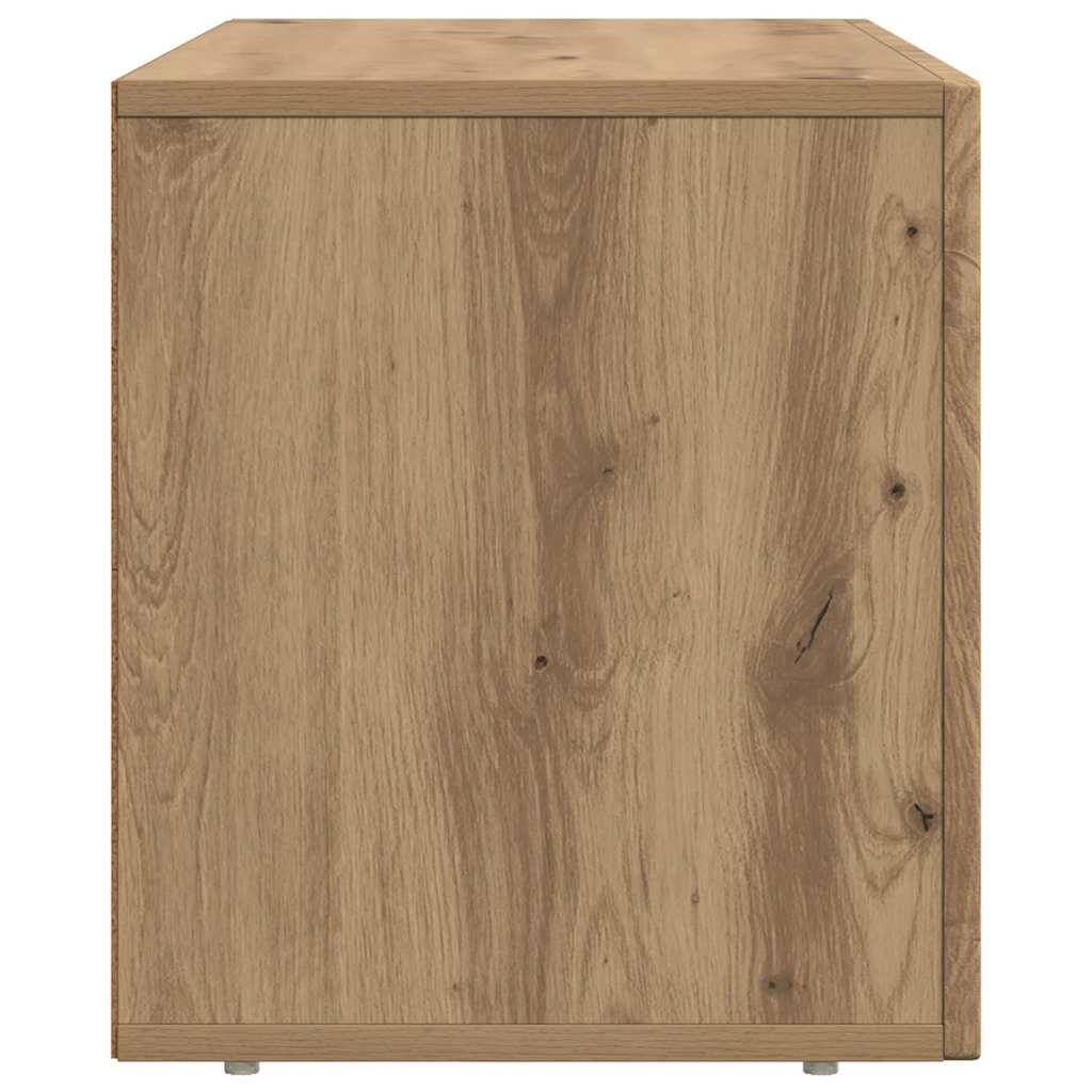 Meuble TV Chêne artisanal 80 x 35 x 40 cm Bois d'ingénierie - XIOS