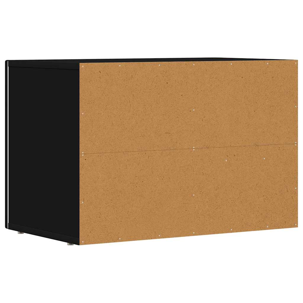 Meuble TV ELST 60 x 35 x 40 cm Noir Bois d'ingénierie - XIOS
