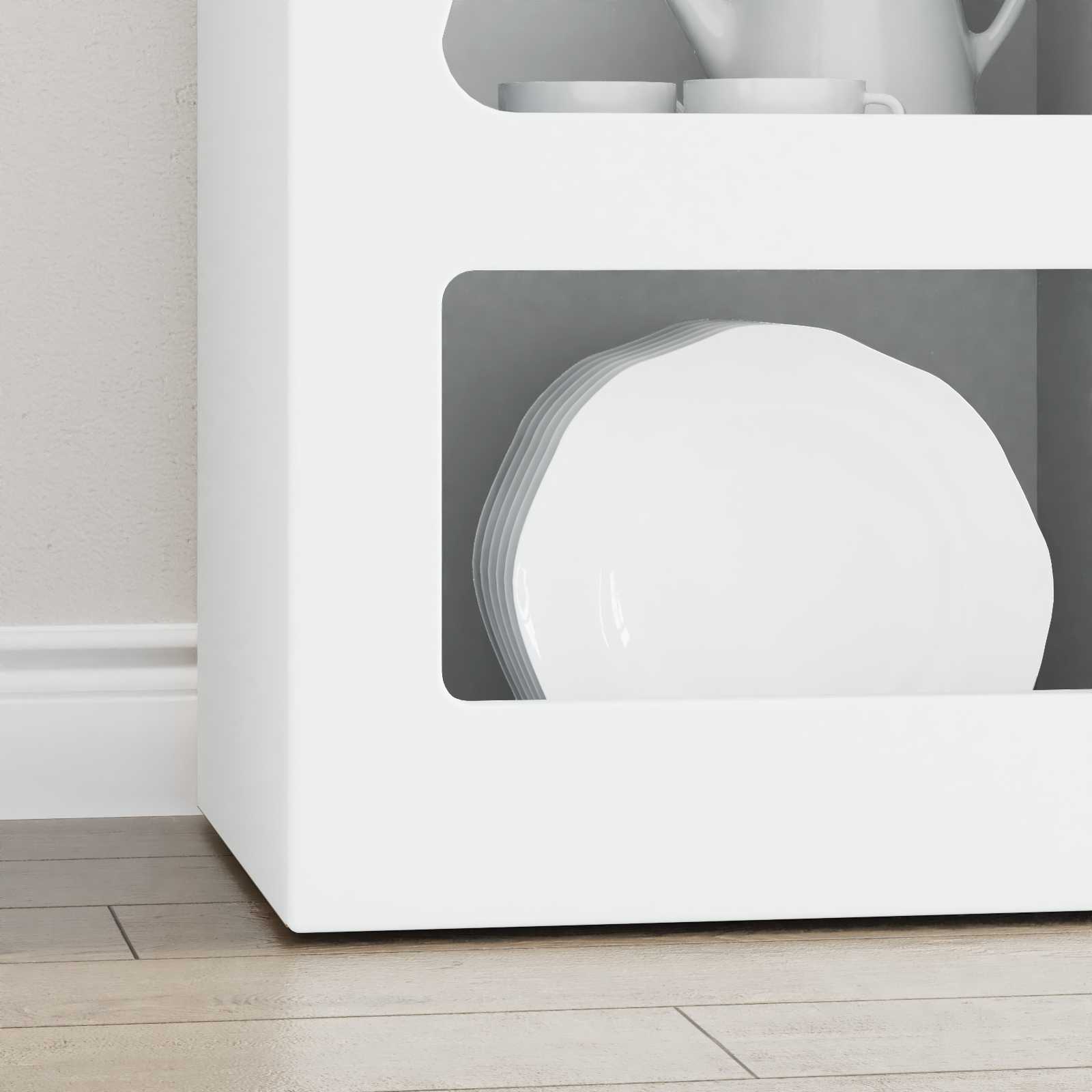 Buffet Blanc 40 x 35 x 100,5 cm Bois d'ingénierie - XIOS