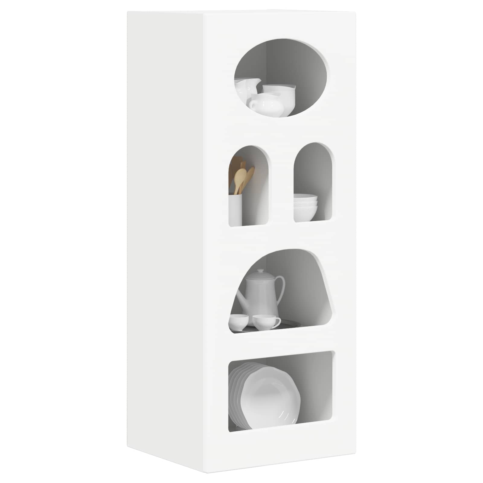 Buffet Blanc 40 x 35 x 100,5 cm Bois d'ingénierie - XIOS