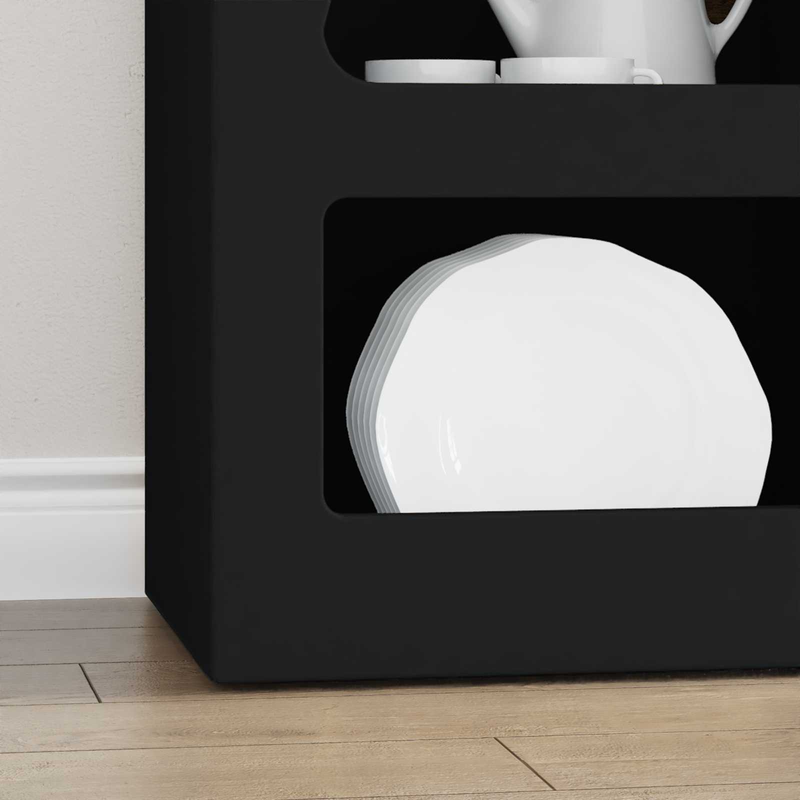 Buffet Noir 40 x 35 x 100,5 cm Bois d'ingénierie - XIOS