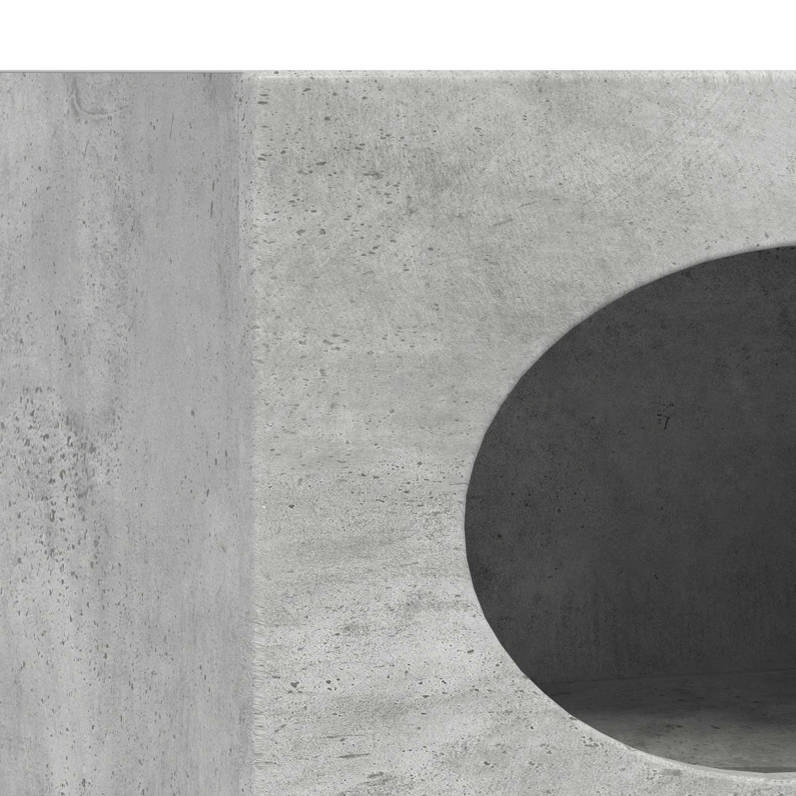 Buffet Gris béton 40 x 35 x 100,5 cm Bois d'ingénierie - XIOS
