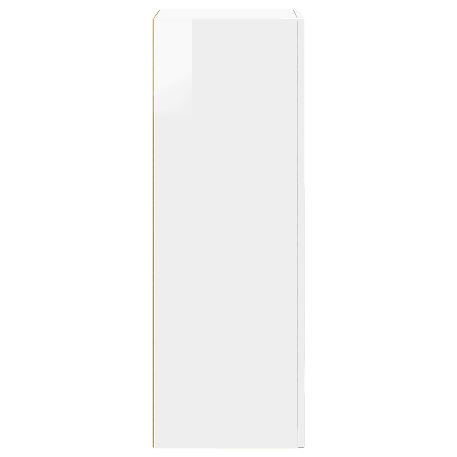 Buffet Blanc brillant 40 x 35 x 100,5 cm Bois d'ingénierie - XIOS