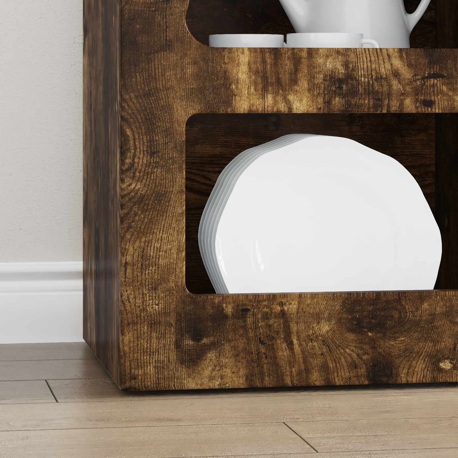 Buffet Chêne fumé 40 x 35 x 100,5 cm Bois d'ingénierie - XIOS