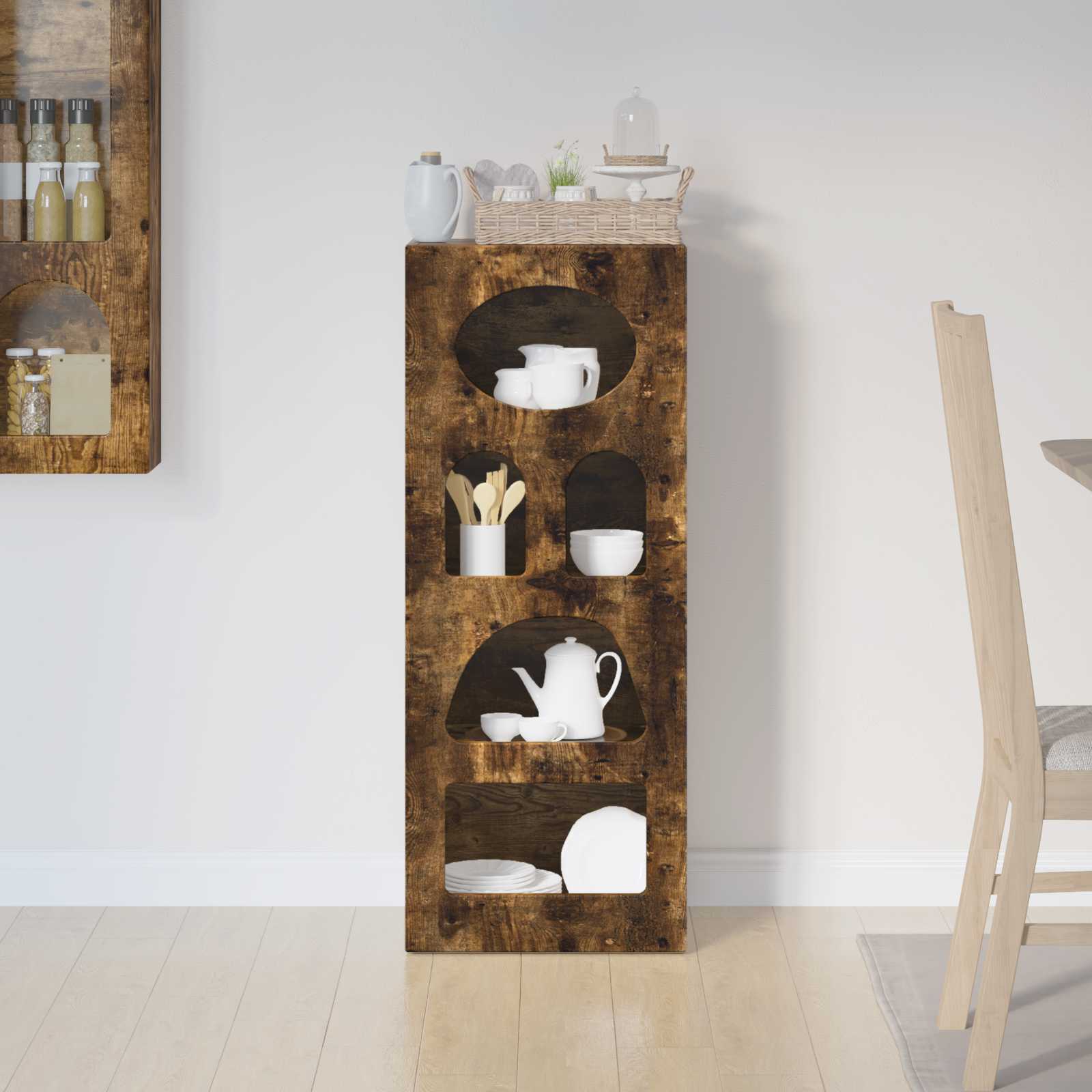 Buffet Chêne fumé 40 x 35 x 100,5 cm Bois d'ingénierie - XIOS