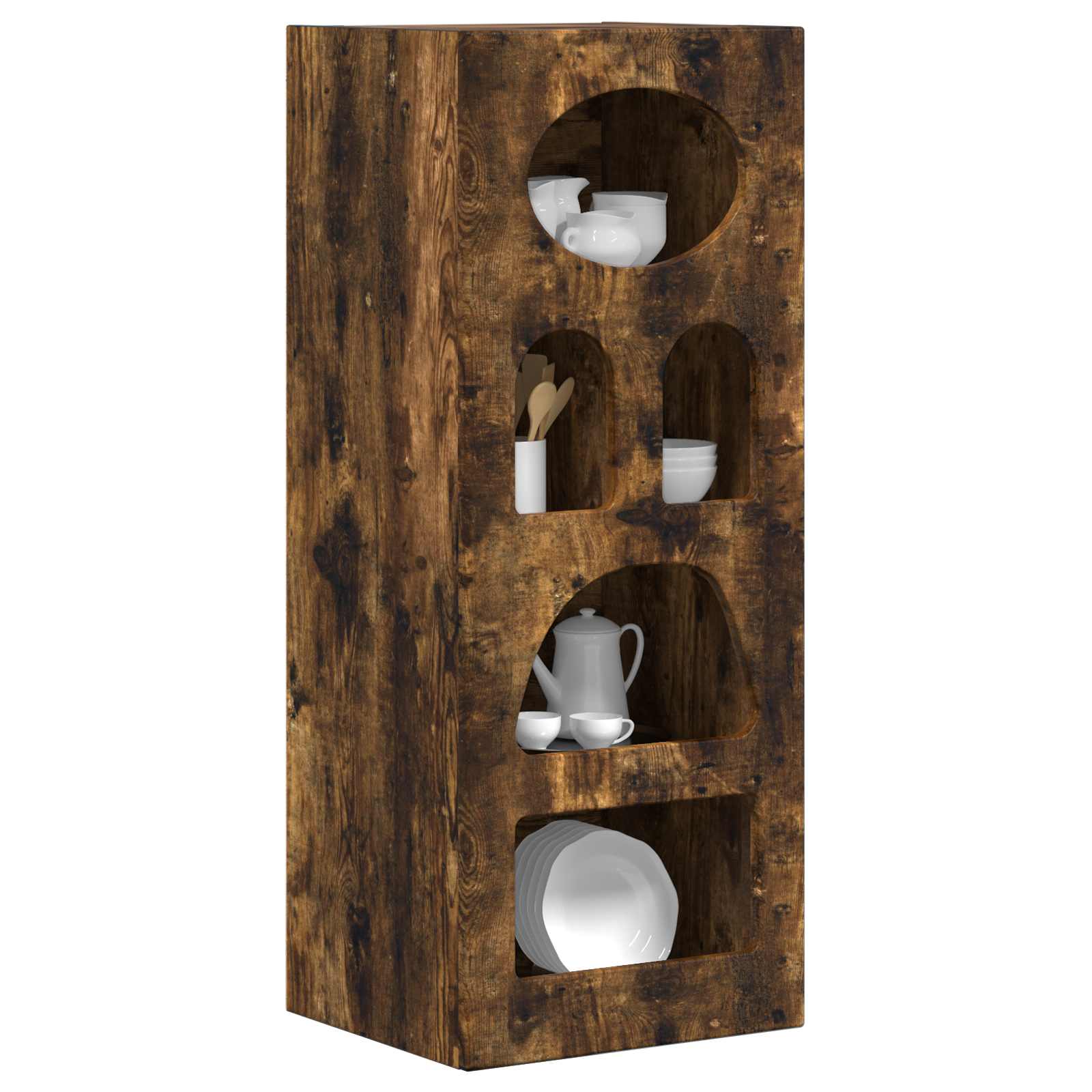 Buffet Chêne fumé 40 x 35 x 100,5 cm Bois d'ingénierie - XIOS
