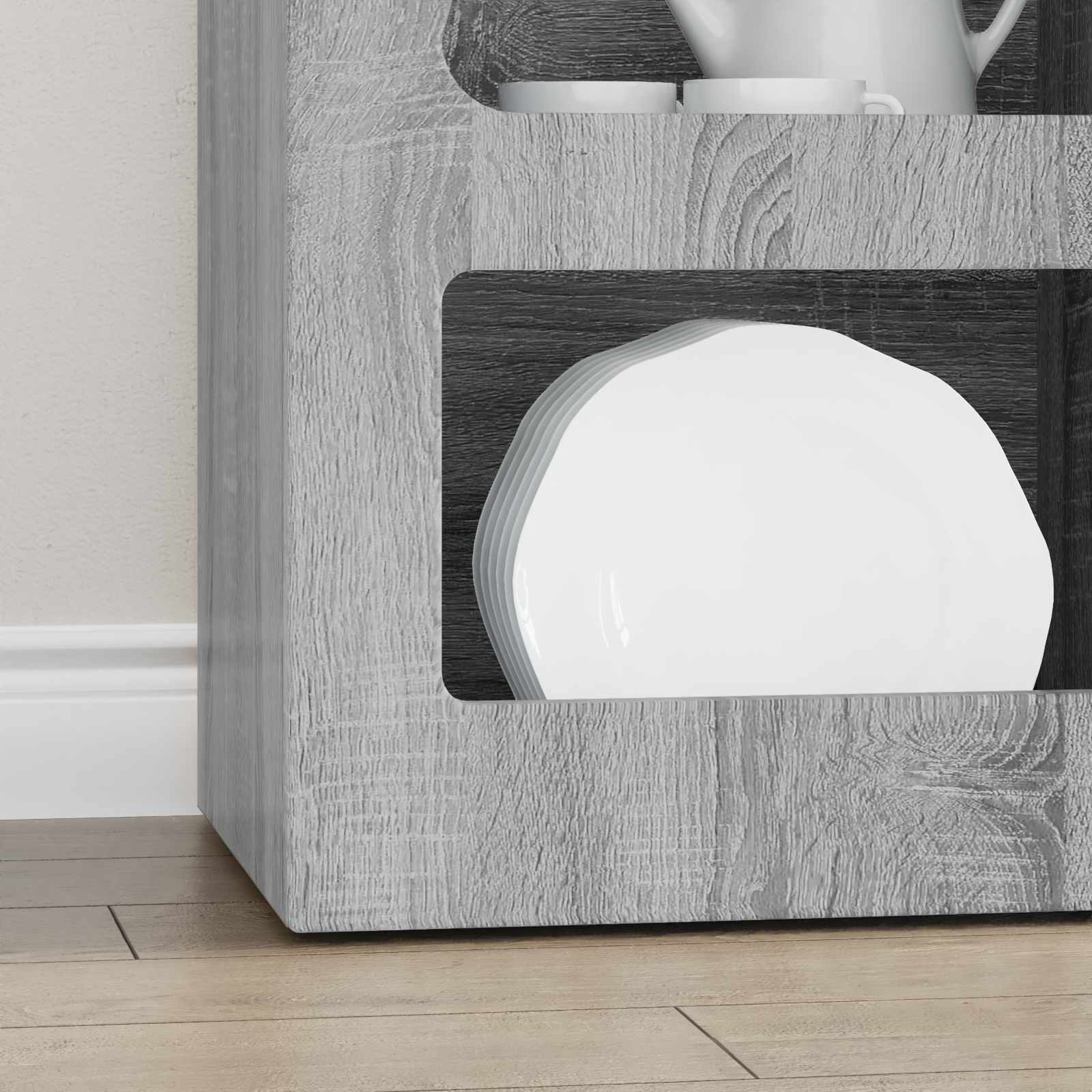 Buffet Gris Sonoma 40 x 35 x 100,5 cm Bois d'ingénierie - XIOS