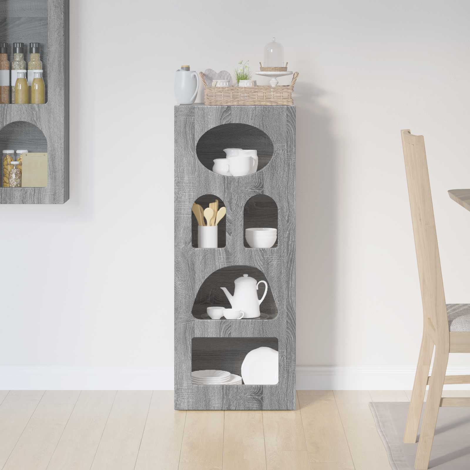 Buffet Gris Sonoma 40 x 35 x 100,5 cm Bois d'ingénierie - XIOS