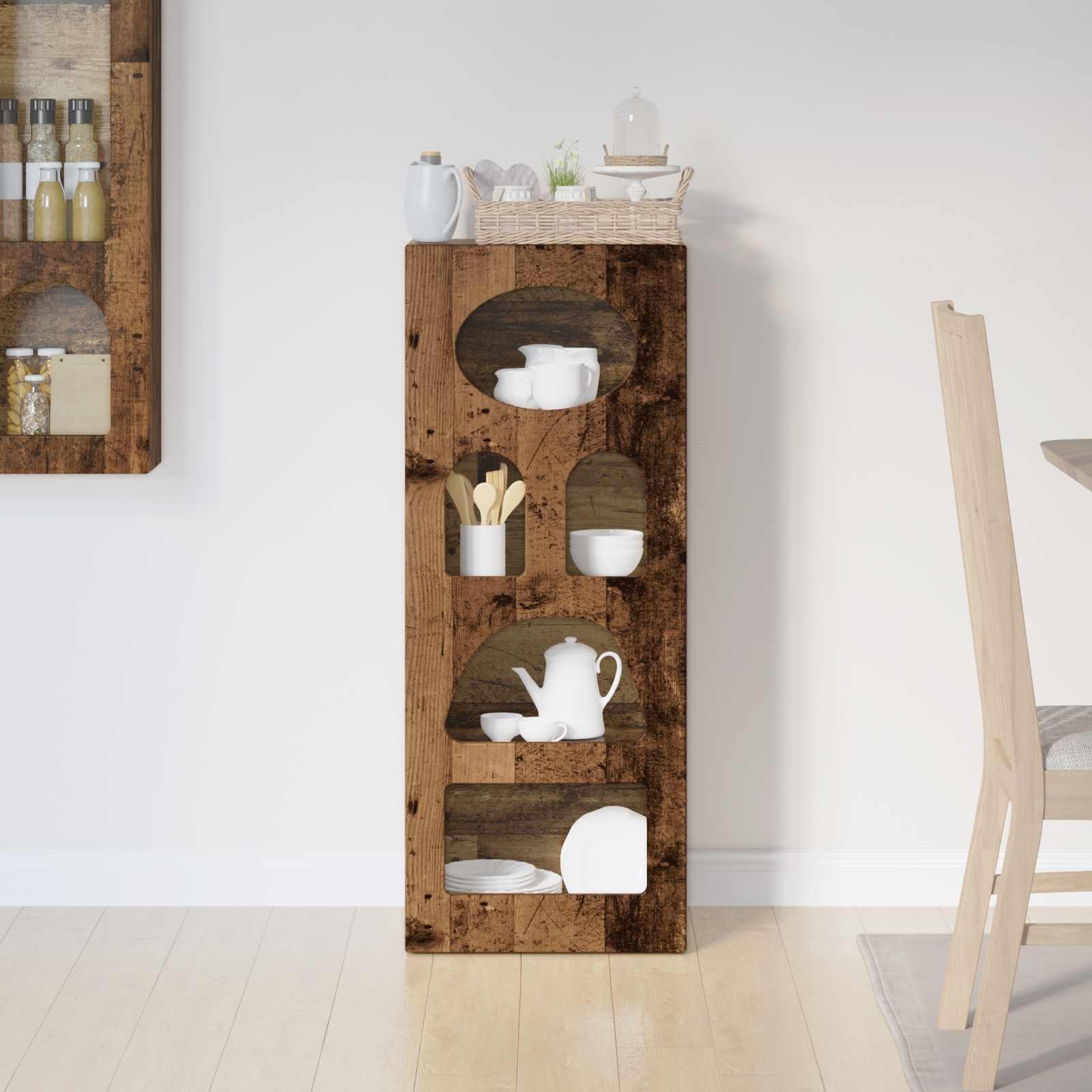 Buffet Bois ancien 40 x 35 x 100,5 cm Bois d'ingénierie - XIOS