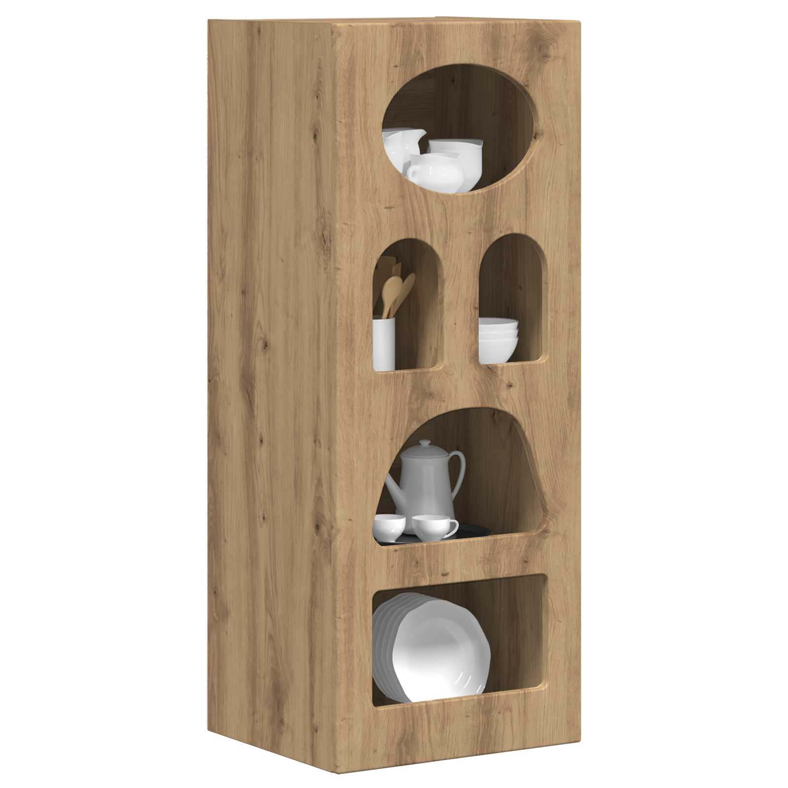 Buffet Chêne artisanal 40 x 35 x 100,5 cm Bois d'ingénierie - XIOS