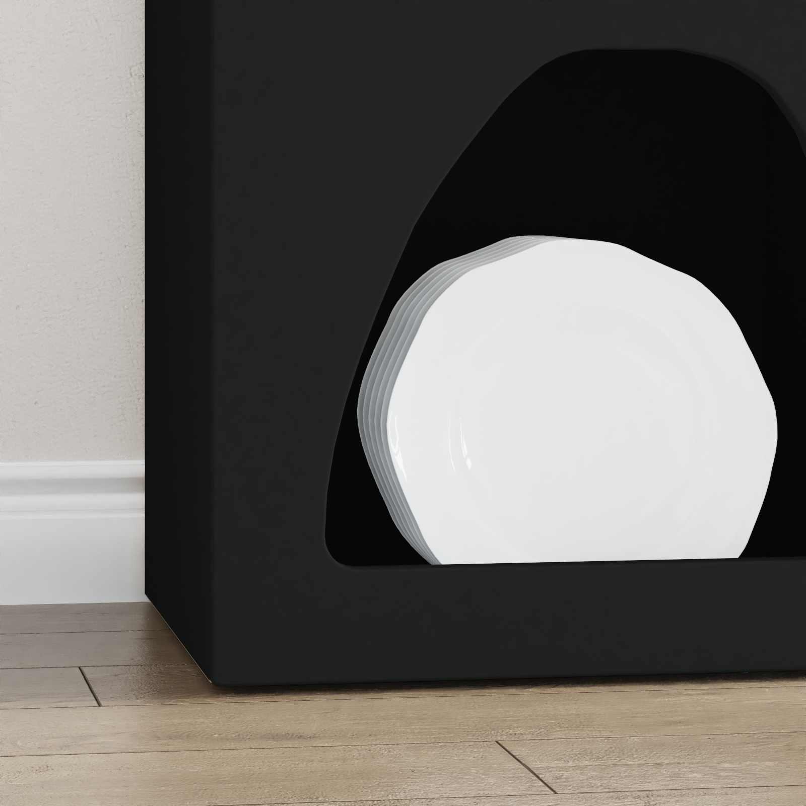 Buffet Noir 40 x 35 x 100.5 cm Bois d'ingénierie - XIOS
