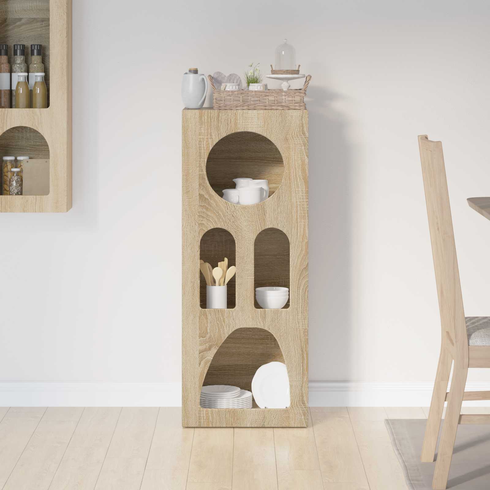 Buffet Chêne Sonoma 40 x 35 x 100.5 cm Bois d'ingénierie - XIOS