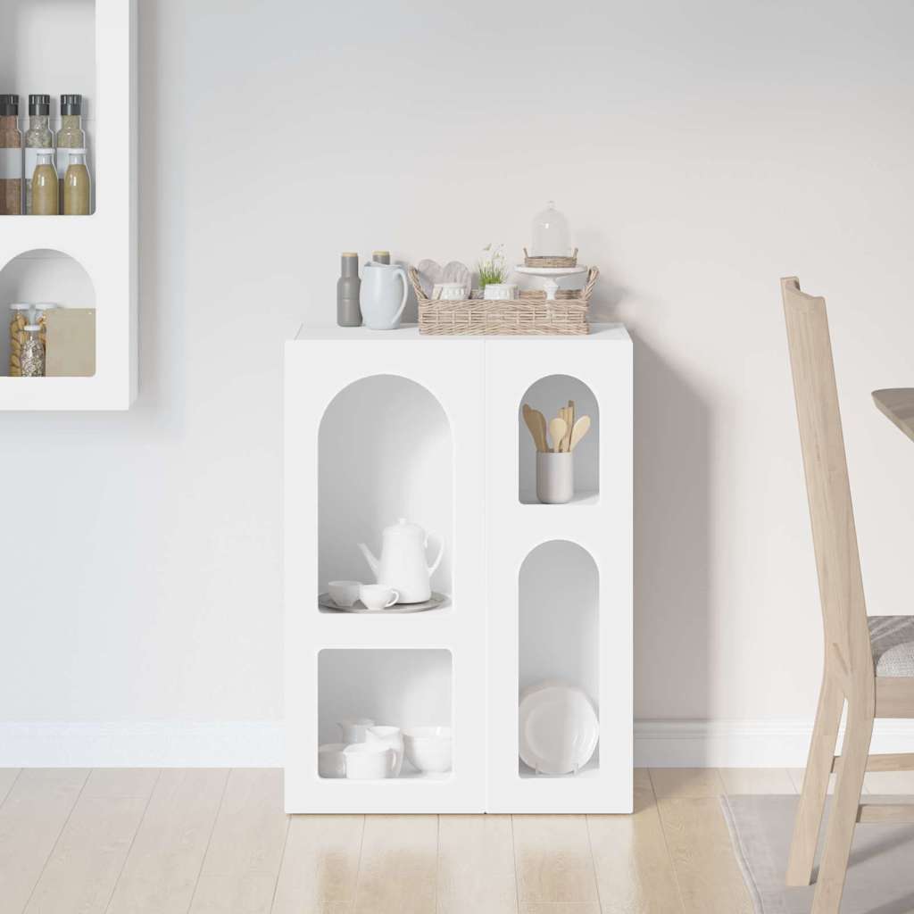 Buffet Blanc 59 x 35 x 80,5 cm Bois d'ingénierie - XIOS
