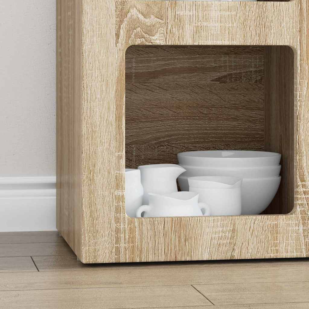 Buffet Chêne Sonoma 59 x 35 x 80,5 cm Bois d'ingénierie - XIOS