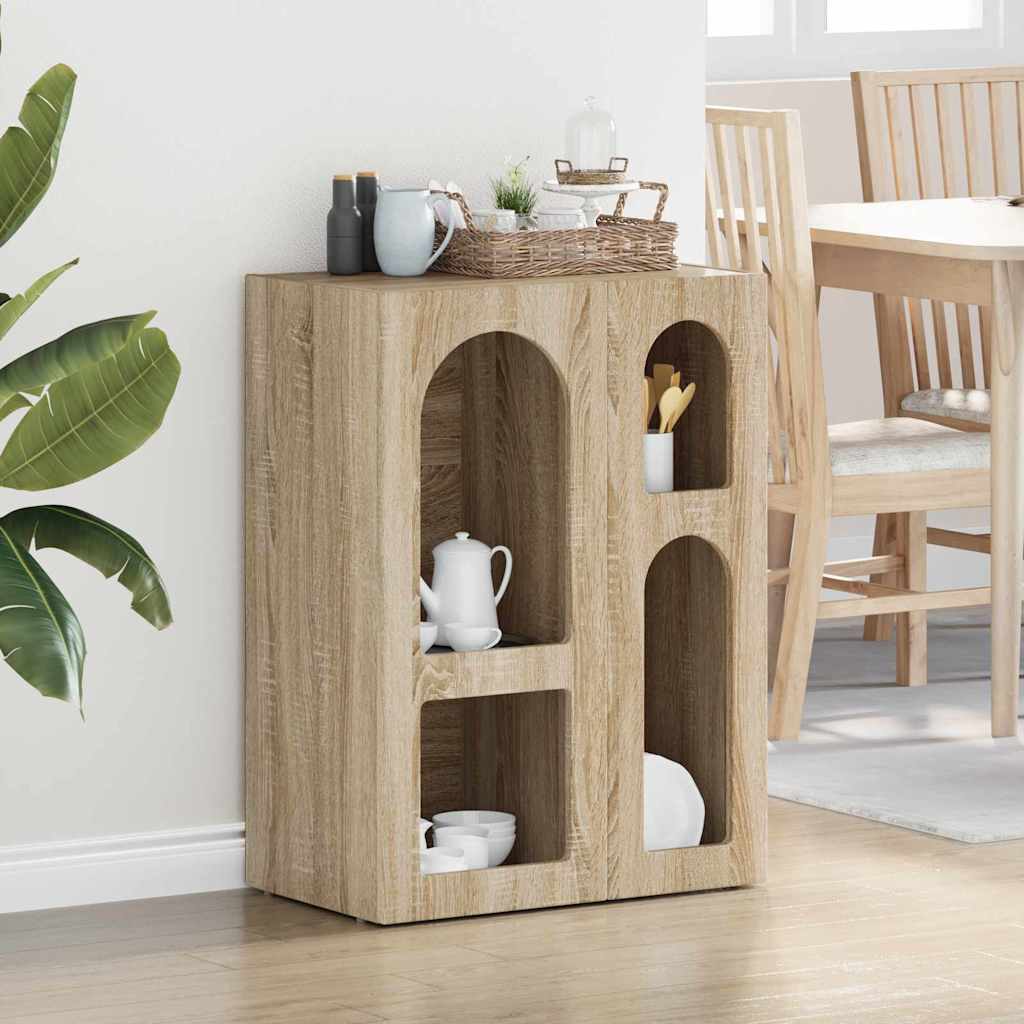 Buffet Chêne Sonoma 59 x 35 x 80,5 cm Bois d'ingénierie - XIOS