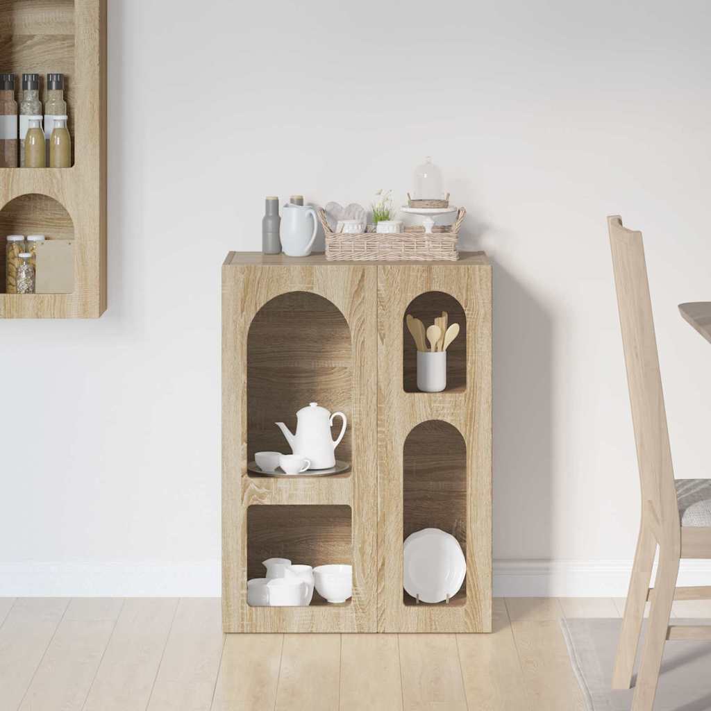Buffet Chêne Sonoma 59 x 35 x 80,5 cm Bois d'ingénierie - XIOS