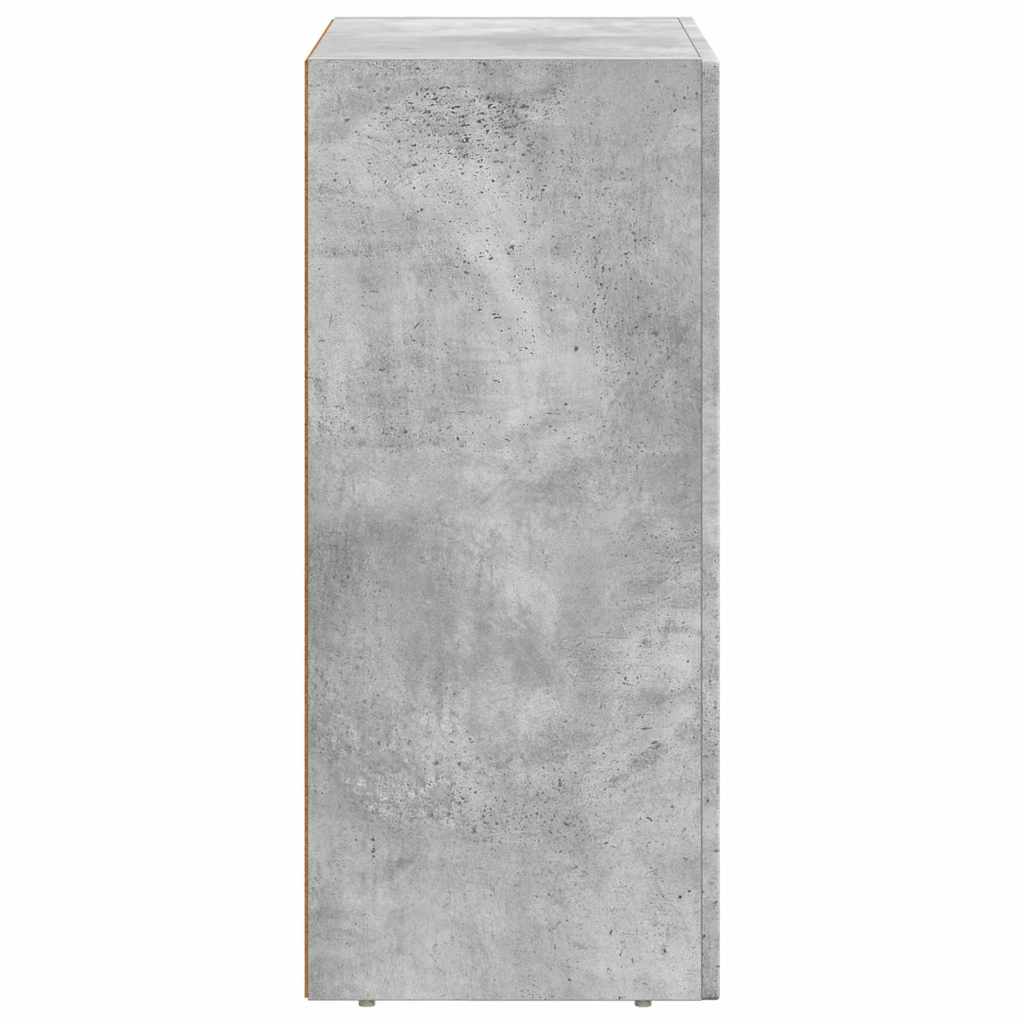 Buffet Gris béton 59 x 35 x 80,5 cm Bois d'ingénierie - XIOS