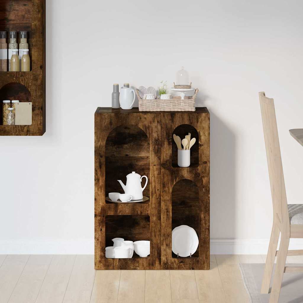Buffet Chêne fumé 59 x 35 x 80,5 cm Bois d'ingénierie - XIOS