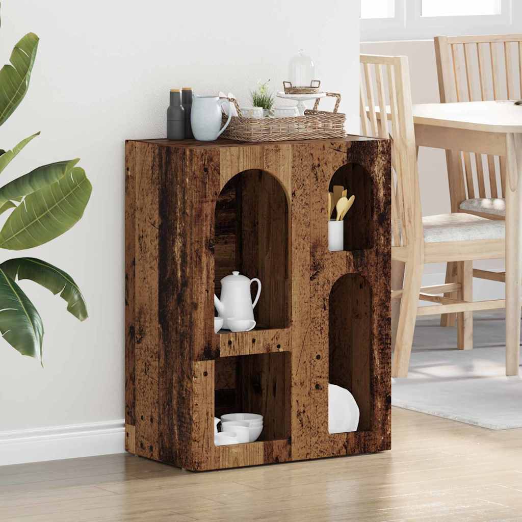Buffet Bois ancien 59 x 35 x 80,5 cm Bois d'ingénierie - XIOS