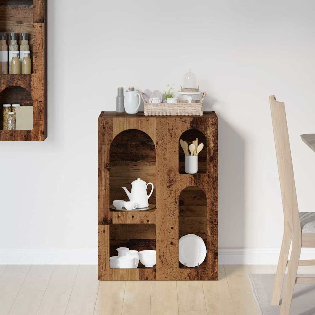 Buffet Bois ancien 59 x 35 x 80,5 cm Bois d'ingénierie - XIOS