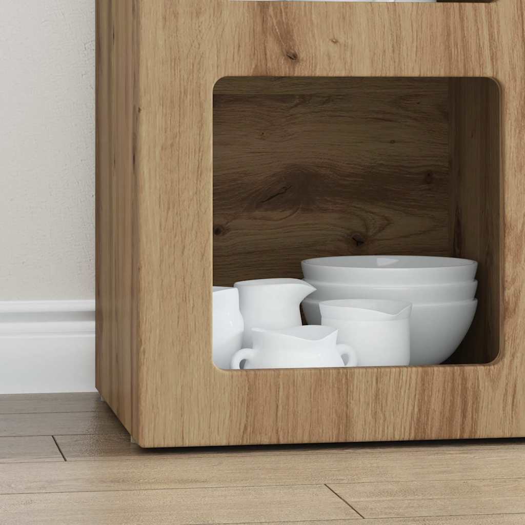 Buffet Chêne artisanal 59 x 35 x 80,5 cm Bois d'ingénierie - XIOS