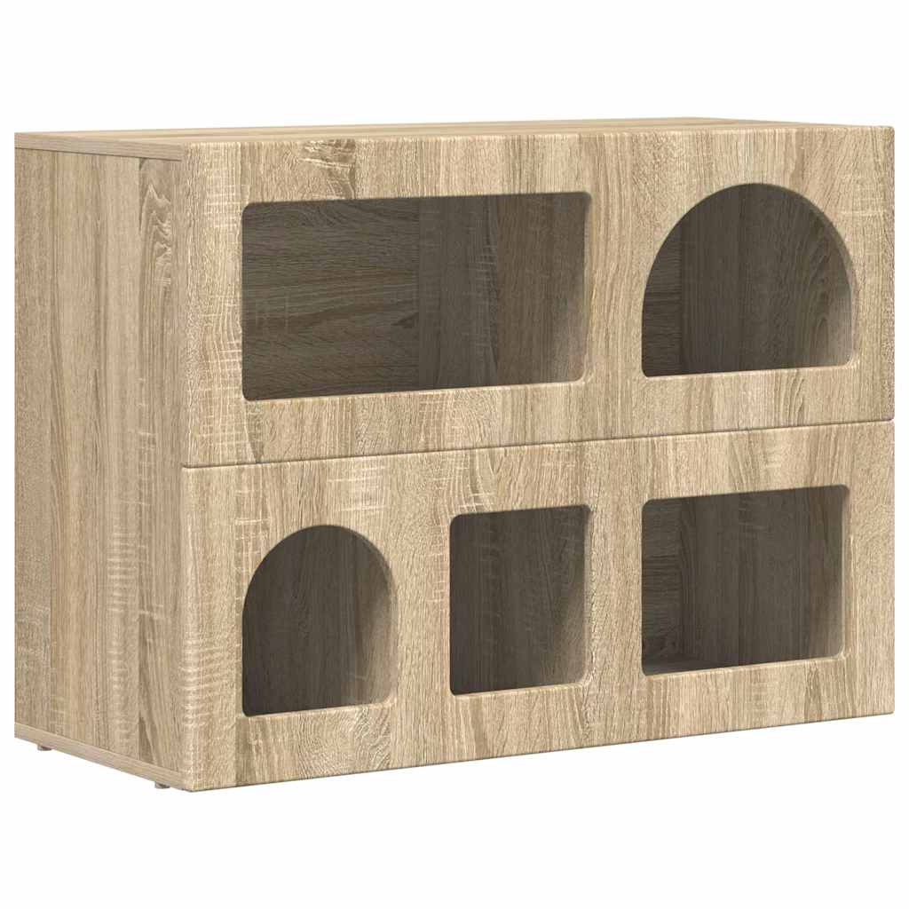 Buffet Chêne Sonoma 80,5 x 35 x 59 cm Bois d'ingénierie - XIOS