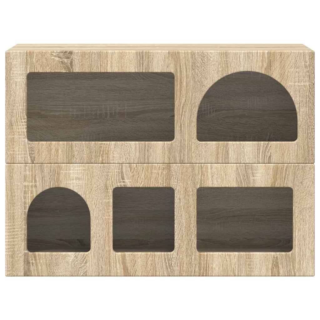 Buffet Chêne Sonoma 80,5 x 35 x 59 cm Bois d'ingénierie - XIOS
