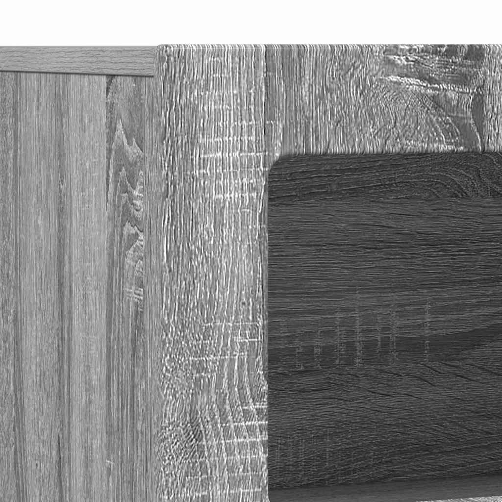 Buffet Gris Sonoma 80,5 x 35 x 59 cm Bois d'ingénierie - XIOS