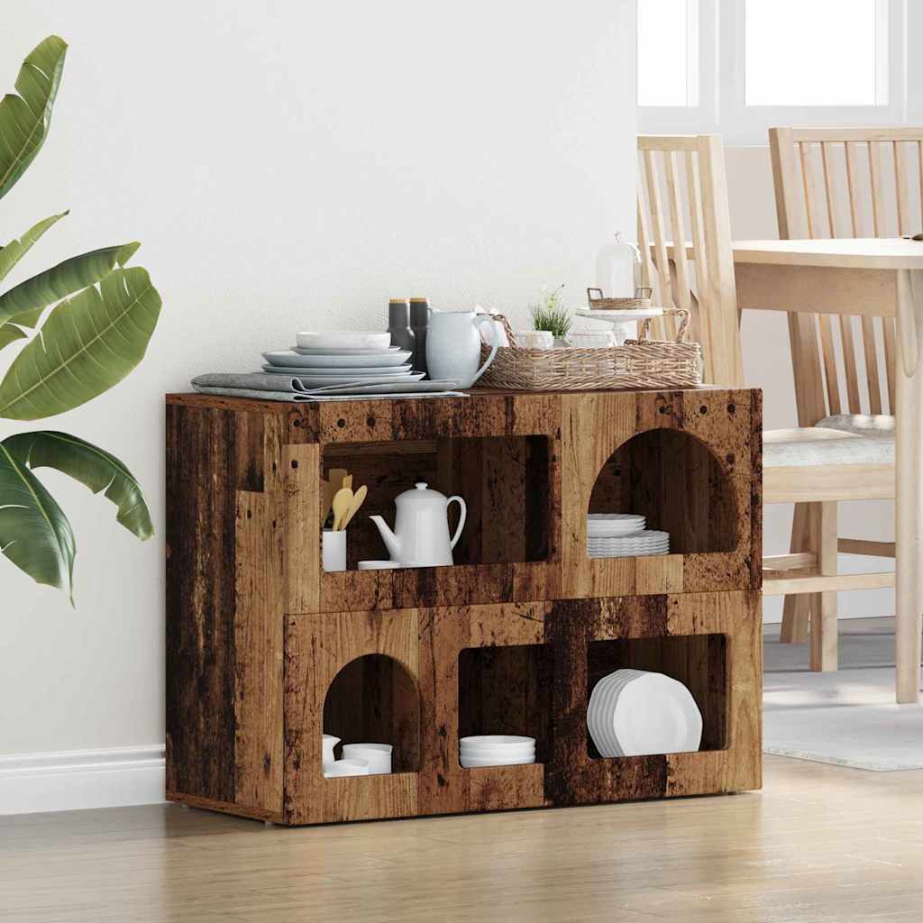 Buffet Bois ancien 80,5 x 35 x 59 cm Bois d'ingénierie - XIOS