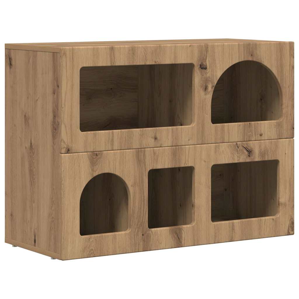 Buffet Chêne artisanal 80,5 x 35 x 59 cm Bois d'ingénierie - XIOS