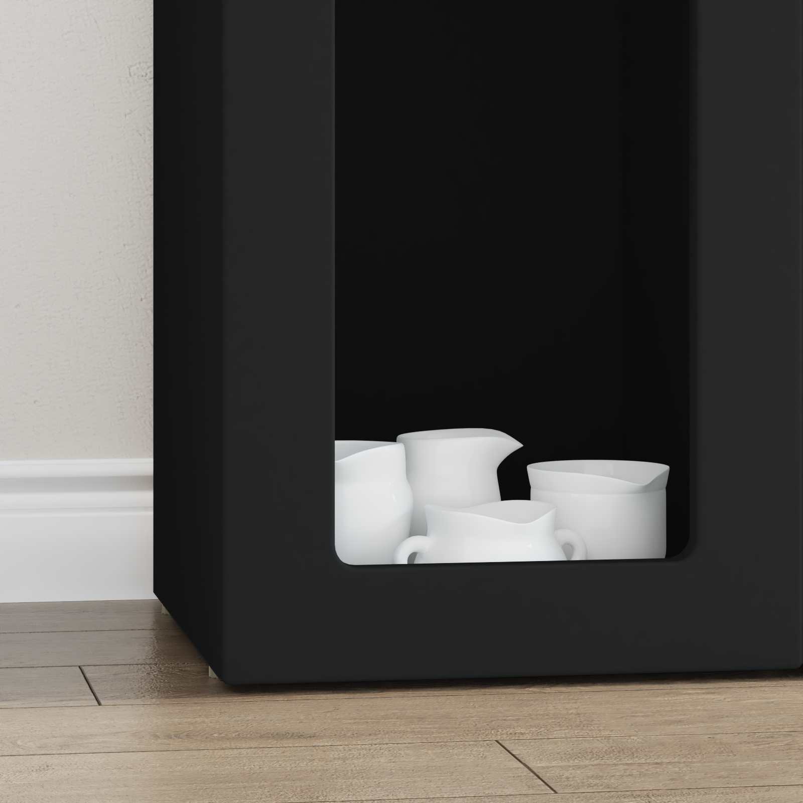 Buffet Noir 59 x 35 x 100,5 cm Bois d'ingénierie - XIOS