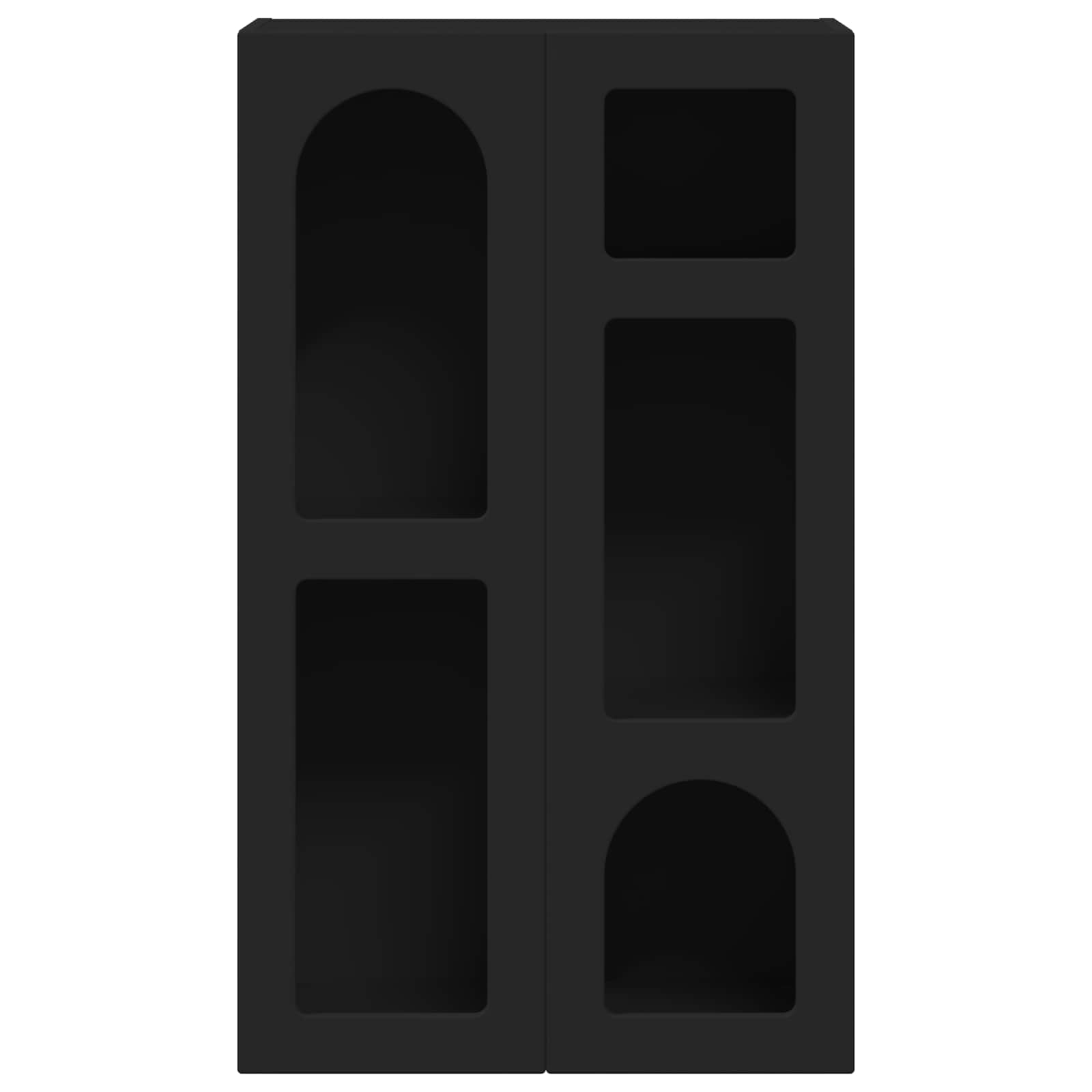 Buffet Noir 59 x 35 x 100,5 cm Bois d'ingénierie - XIOS