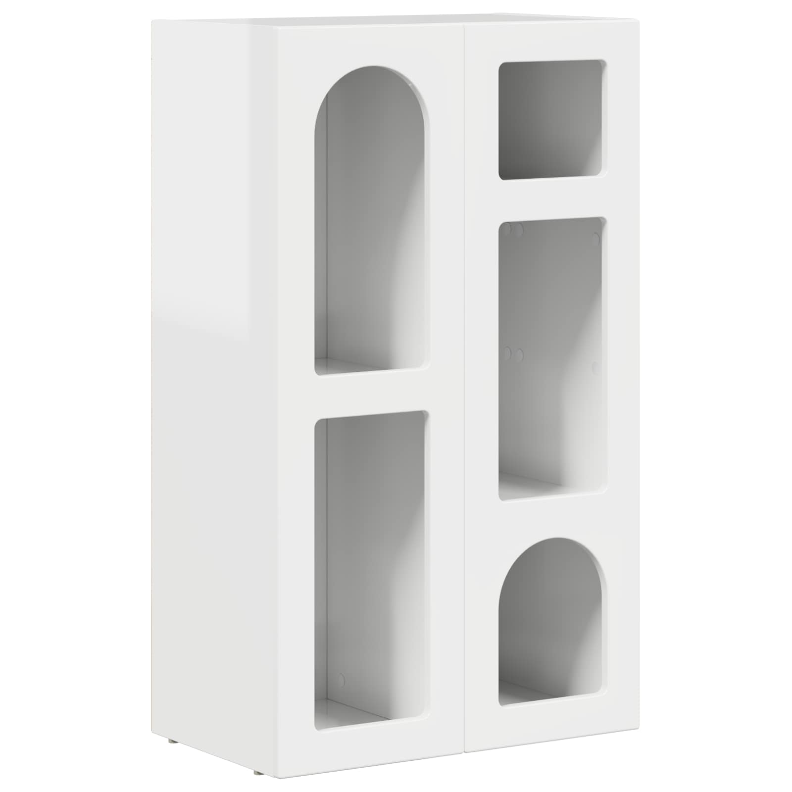 Buffet Blanc brillant 59 x 35 x 100,5 cm Bois d'ingénierie - XIOS