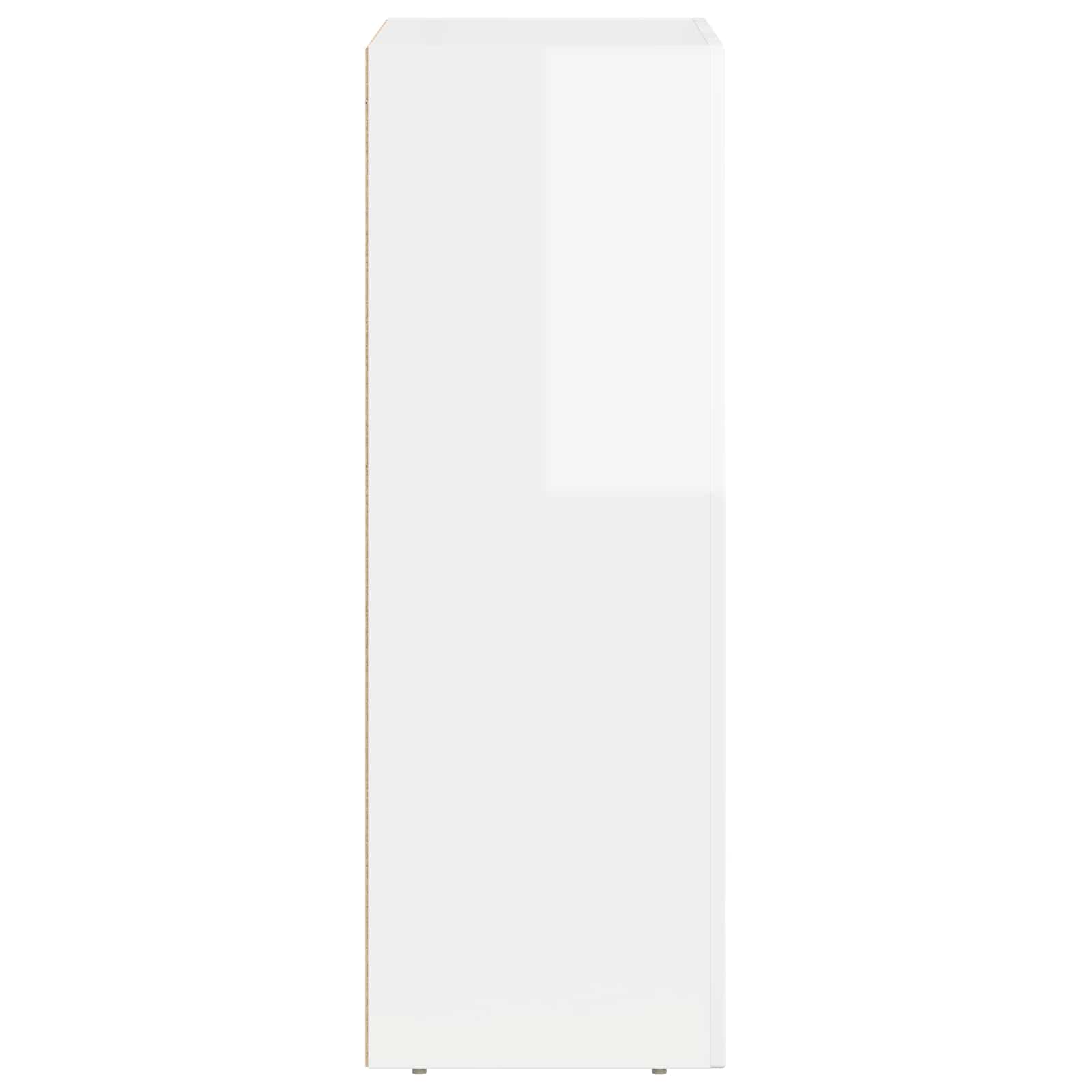 Buffet Blanc brillant 59 x 35 x 100,5 cm Bois d'ingénierie - XIOS