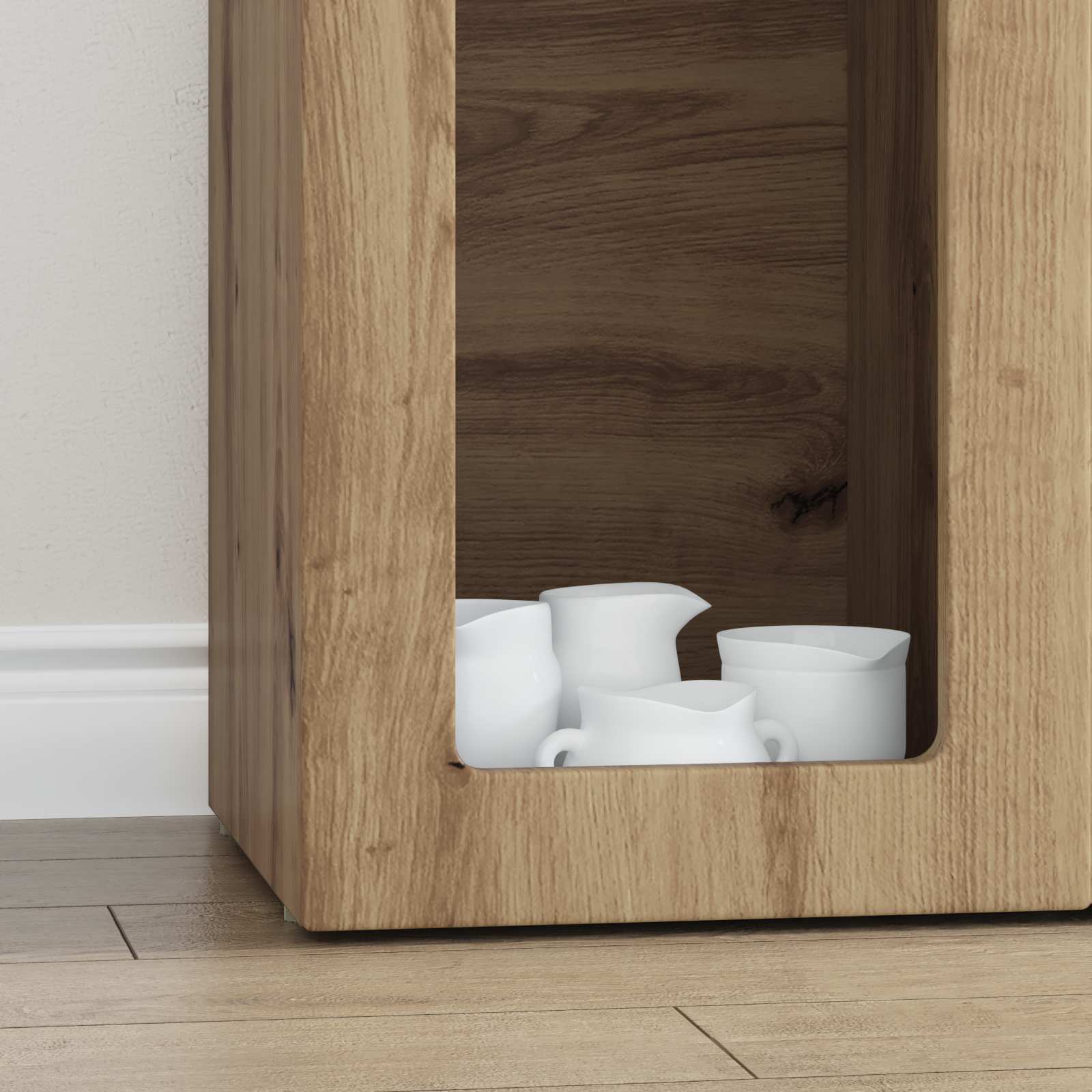 Buffet Chêne artisanal 59 x 35 x 100,5 cm Bois d'ingénierie - XIOS