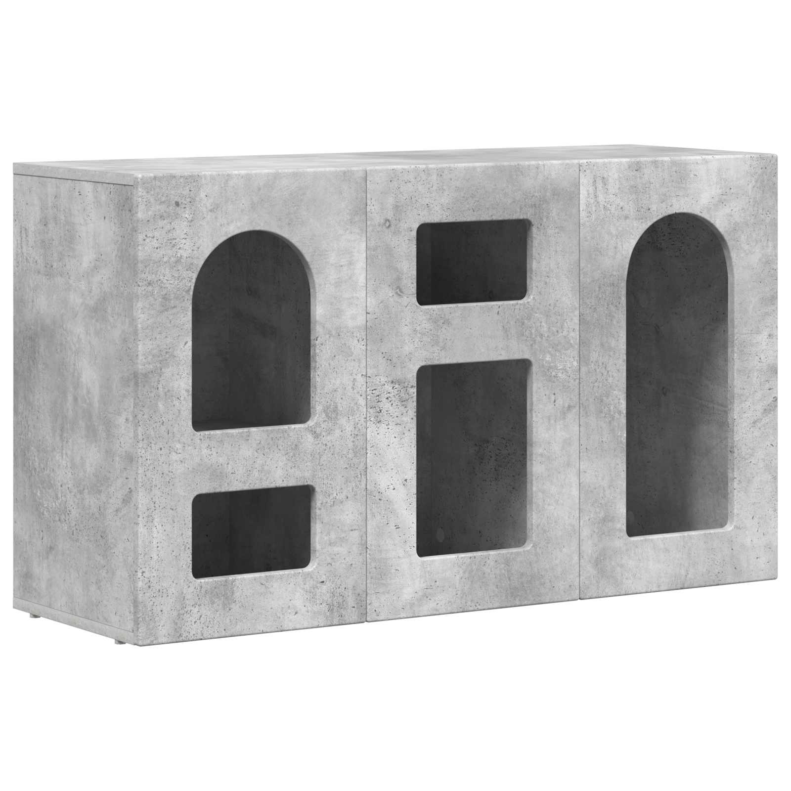 Buffet Gris béton 100 x 35 x 59 cm Bois d'ingénierie - XIOS