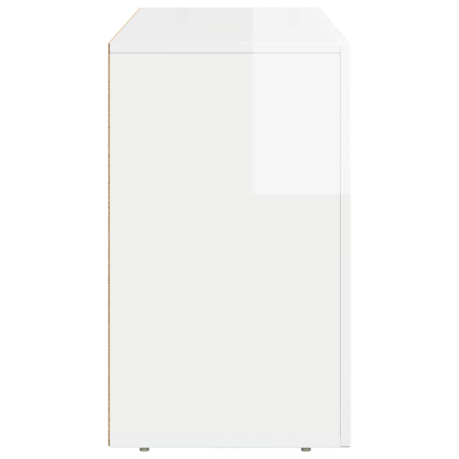 Buffet Blanc brillant 100 x 35 x 59 cm Bois d'ingénierie - XIOS