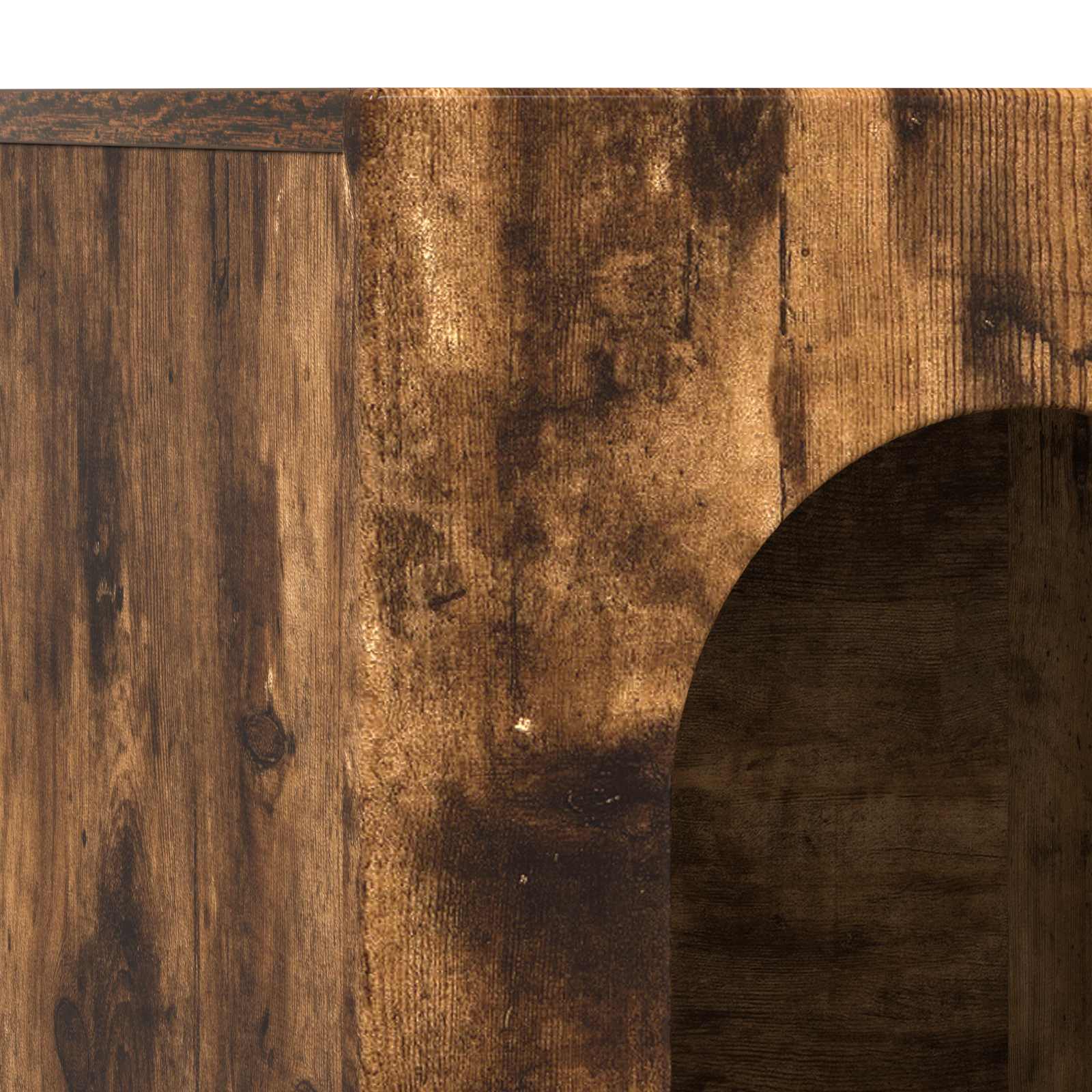 Buffet Chêne fumé 100 x 35 x 59 cm Bois d'ingénierie - XIOS