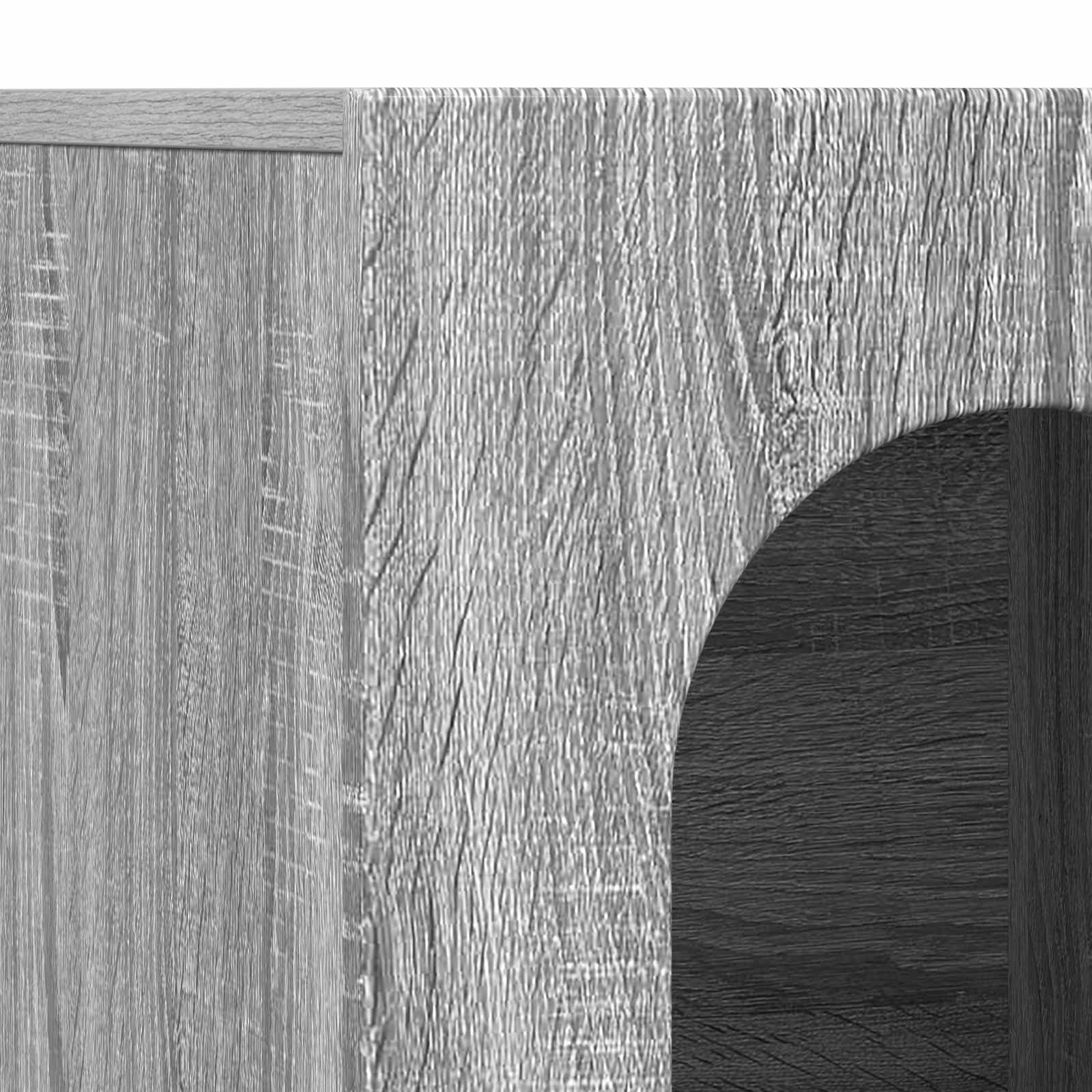 Buffet Gris Sonoma 100 x 35 x 59 cm Bois d'ingénierie - XIOS
