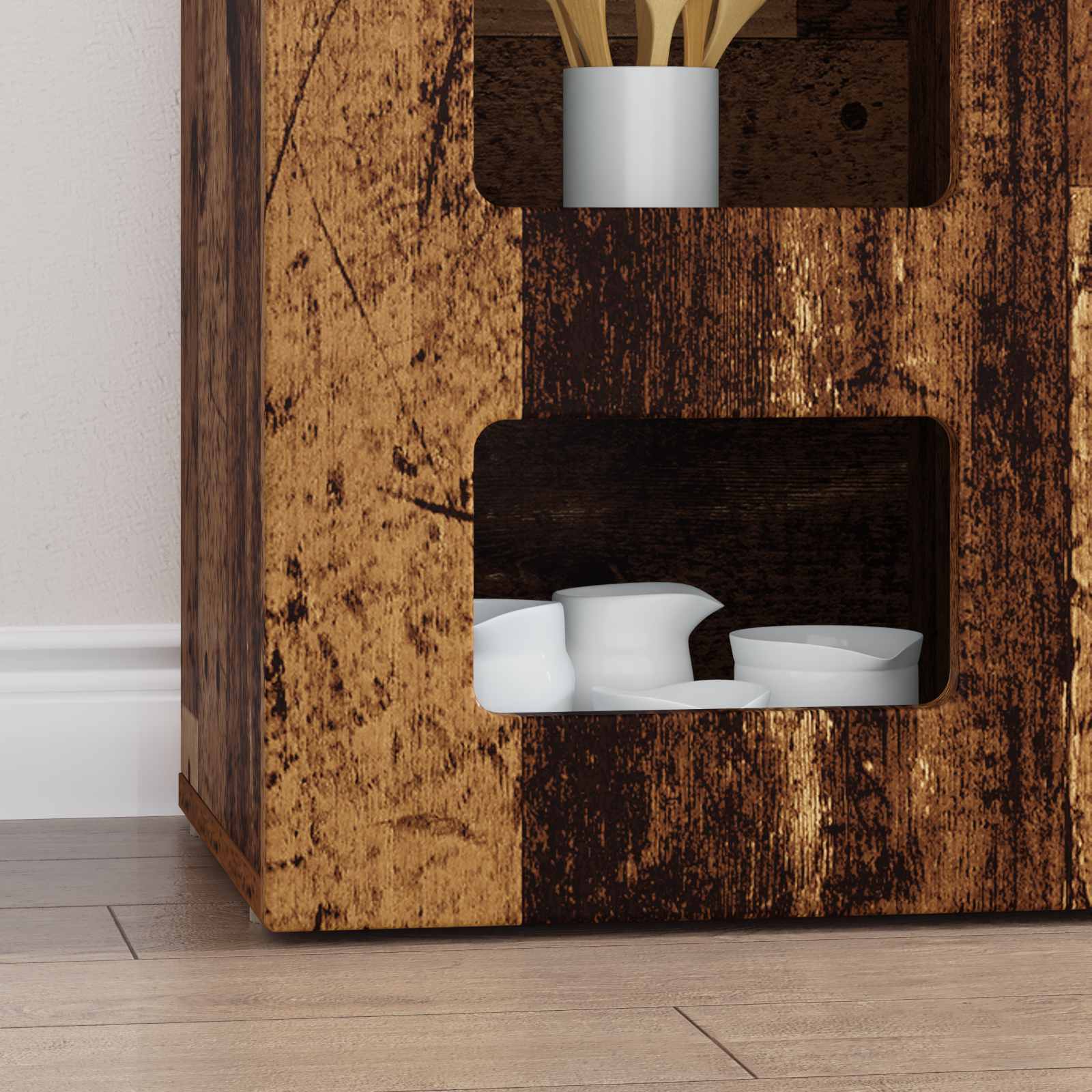 Buffet Bois ancien 100 x 35 x 59 cm Bois d'ingénierie - XIOS