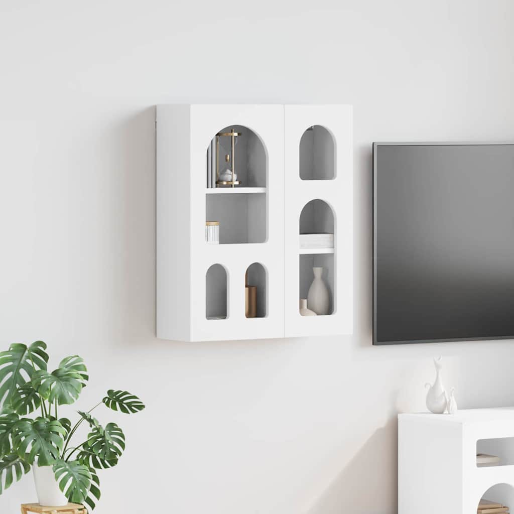 Armoire suspendue avec étagère ELST Blanc 59 x 20 x 71,5 cm - XIOS