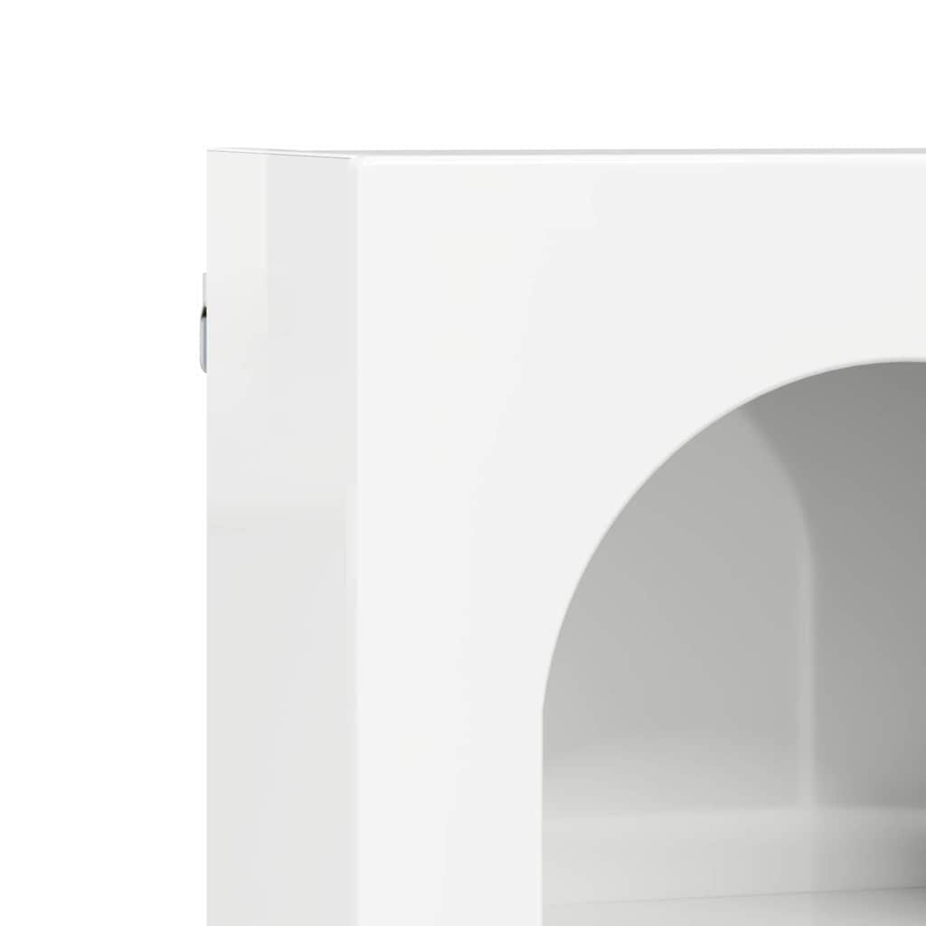 Armoire suspendue avec étagère Blanc brillant 59 x 20 x 71,5 cm - XIOS