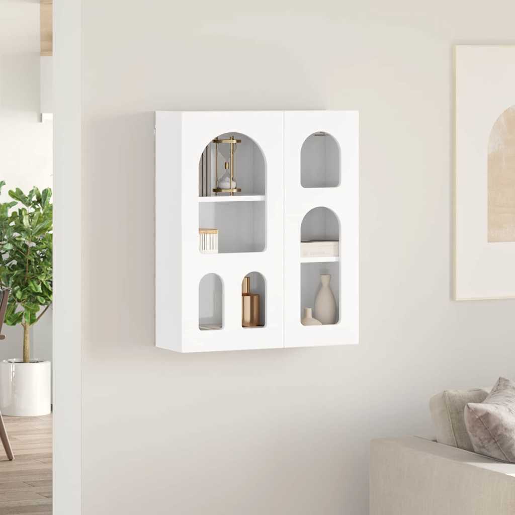 Armoire suspendue avec étagère Blanc brillant 59 x 20 x 71,5 cm - XIOS