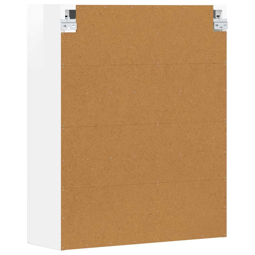 Armoire suspendue avec étagère Blanc brillant 59 x 20 x 71,5 cm - XIOS